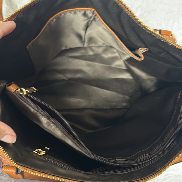 Kattee Genuine Leather Tote Bag Large Brown Designer Minimalist Chic Versatile - Picture 5 of 11